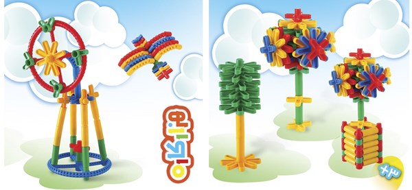 اسباب بازی ساختنی هزار کاره 110 قطعه جعبه ای پندار نیک