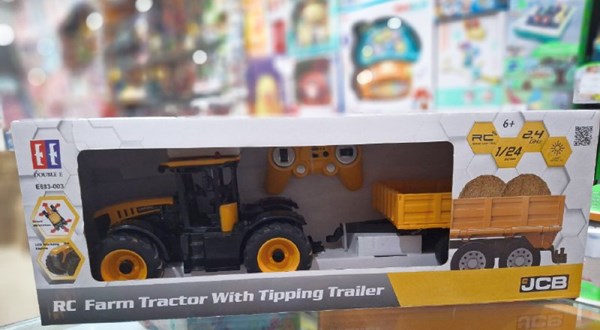 ماشین کنترلی تراکتور مقیاس 1:24 دبل ای مدل Double EE 683-003_اسباب بازی