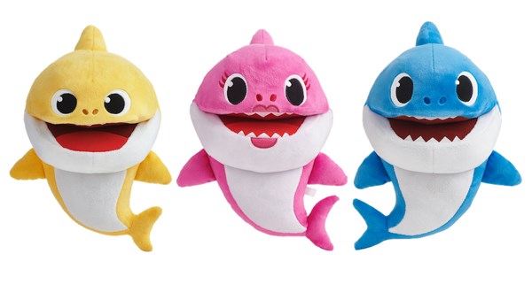 عروسک نمایشی پاپت سخنگو هوشمند مامی شارک صورتی Mommy shark