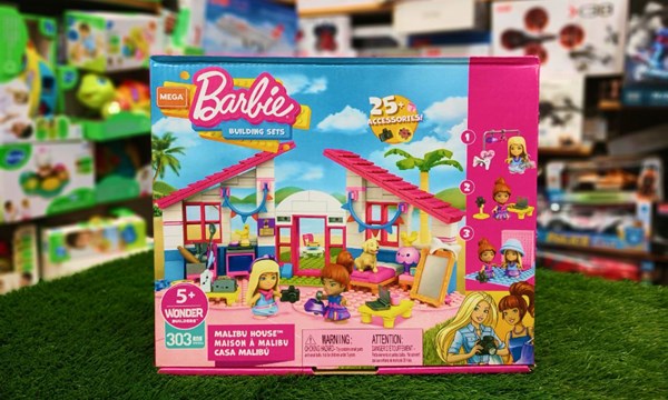 ﻿لگو باربی خانه ویلایی 303 قطعه مدل 3551 MEGA Barbie_اسباب بازی
