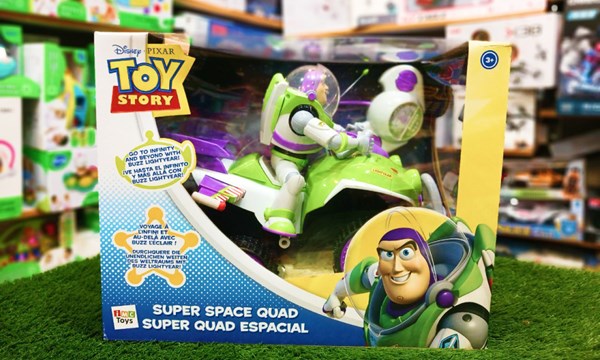 ماشین کنترلی با عروسک باز لایتر مدل Disney Toy Story Buzz Super Space Quad RC_اسباب بازی