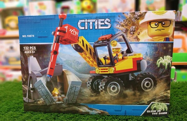 لگو سیتی ماشین معدن 132 قطعه مدل CITIES 10874_اسباب بازی