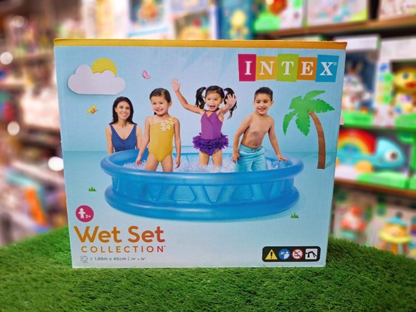 استخر بادی قطر 188 سانتیمتری کف بادی اینتکس_اسباب بازی