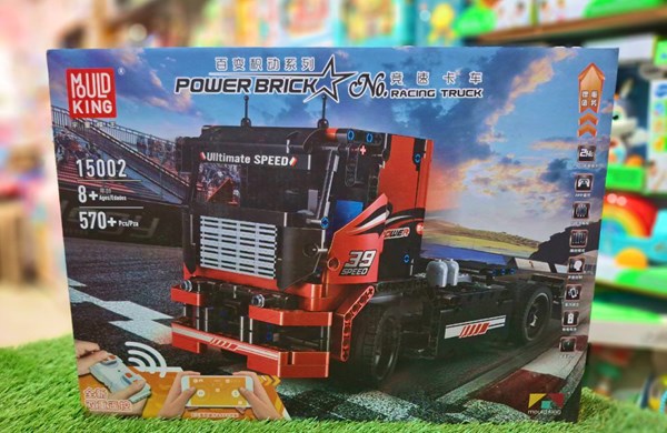 لگو تکنیک کامیون مسابقه‌ای کنترلی 570 قطعه مدل MOULD KING 15002 Race Truck_اسباب بازی