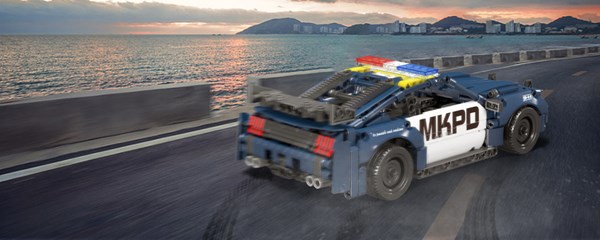 لگو تکنیک ماشین پلیس 786 قطعه مدل Mould King 15073 Barricade_اسباب بازی