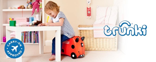 چمدان سواری کودک با ظرفیت 18 لیتر طرح کفشدوزک مدل 0092 Trunki 18L_اسباب بازی