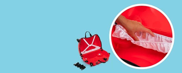 چمدان سواری کودک با ظرفیت 18 لیتر طرح کفشدوزک مدل 0092 Trunki 18L_اسباب بازی