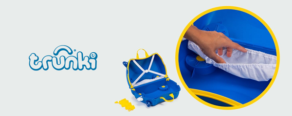 چمدان سواری کودک با ظرفیت 18 لیتر طرح ماشین پلیس مدل 00323 Trunki 18L_اسباب بازی