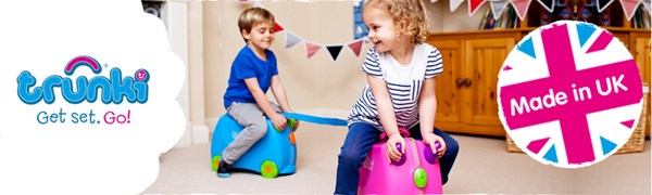 چمدان سواری کودک با ظرفیت 18 لیتر طرح صورتی مدل 0061 Trunki 18L_اسباب بازی