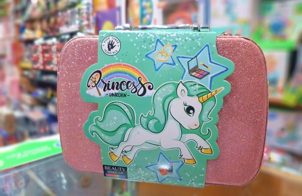 کیف لوازم آرایشی طرح یونیکورن رنگ صورتی مدل Beauty Make-up B160_اسباب بازی