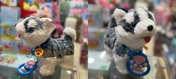عروسک رباتیک هاپو پشمالو سخنگو و موزیکال با دسته ی کنترلی طوسی مدل Electric Singing Dog Toys 968_اسباب بازی