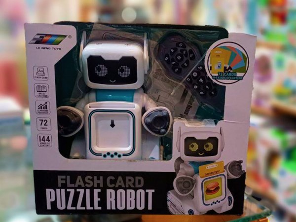 ربات اسباب بازی کنترلی تعاملی رقصنده با فلش کارت‌های سخنگو مدل Remote Control Robot Toys 44_اسباب بازی