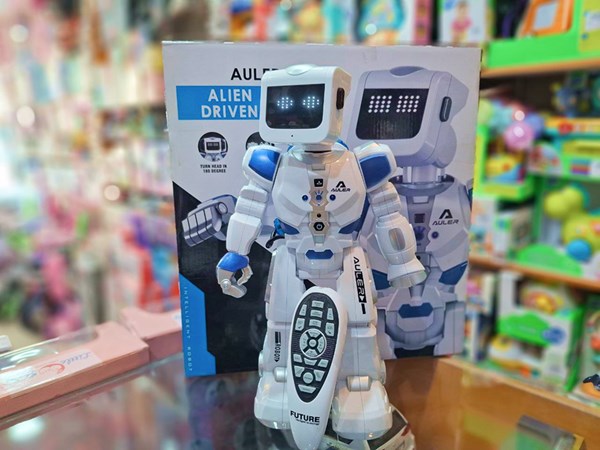 ربات اسباب‌بازی کنترلی شارژی هوشمند 37 سانتی حرکت با نیروی آب_اسباب بازی