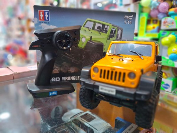 ماشین کنترلی جیپ آفرود مقیاس 1:14 مدل Jeep Wrangler DOUBLE E_اسباب بازی
