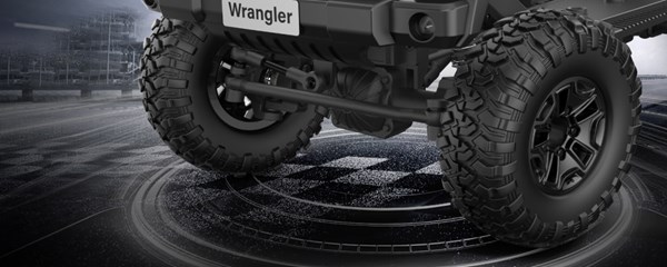 ماشین کنترلی جیپ آفرود مقیاس 1:14 مدل Jeep Wrangler DOUBLE E_اسباب بازی