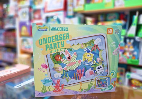 لگو قاب عکس باب‌ اسفنجی در زیر دریا 550 قطعه چراغدار مدل AB0031_اسباب بازی