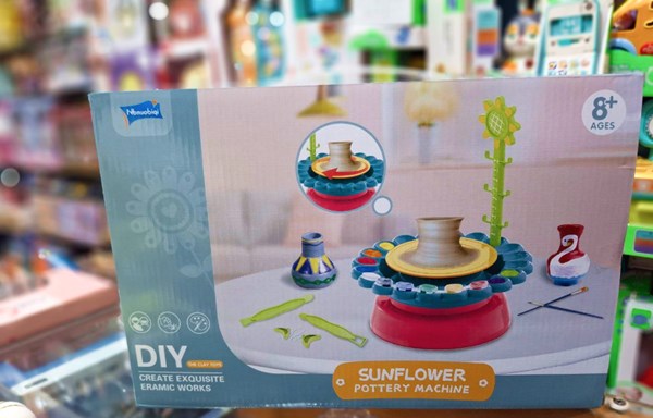 چرخ سفالگری کودک سان‌ فلاور مدل 2110A Sunflower_اسباب بازی