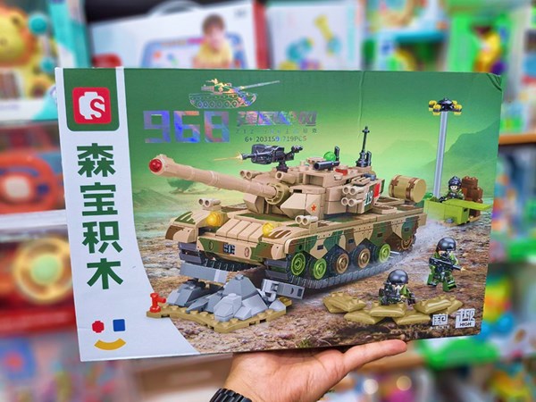 لگو تکنیک تانک تیر پرتاب کن 719 قطعه مدل Sembo 203159_اسباب بازی