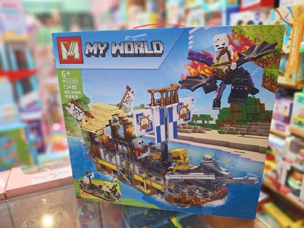 لگو ماینکرافت دزدان دریایی 724 قطعه مدل Minecraft My World MG1100_اسباب بازی