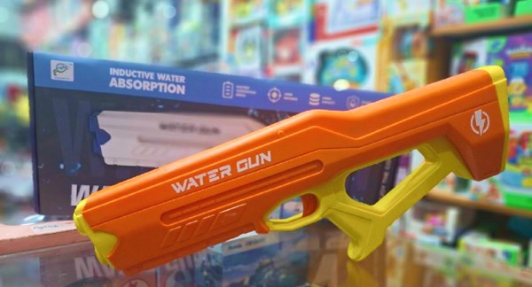 تفنگ اسباب بازی آب پاش شارژی با مکش خودکار مدل Electric Water Gun 6695_اسباب بازی