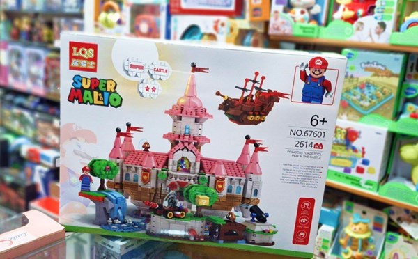 لگو قلعه سوپر ماریو 2614 قطعه مدل LQS 67601 Super Mario_اسباب بازی