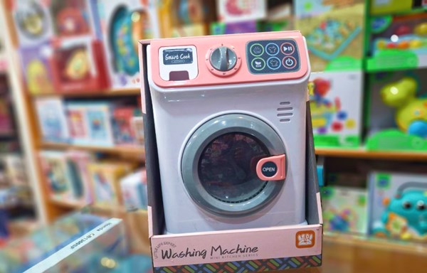 اسباب بازی ماشین لباسشویی موزیکال کد LD885_اسباب بازی