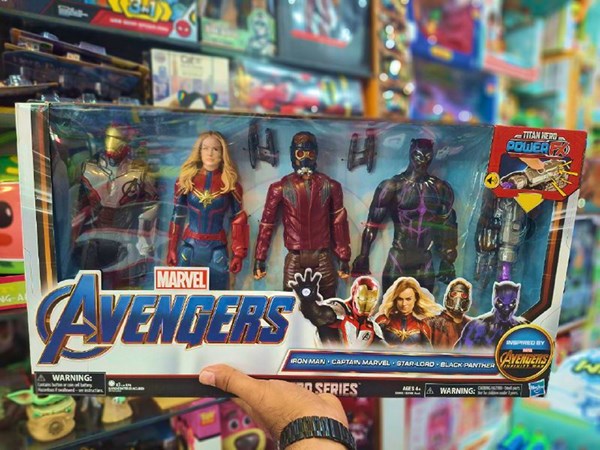 اکشن فیگور مارول اونجرز مجموعه چهار عددی مدل Hasbro -Titan Hero Power FX_اسباب بازی