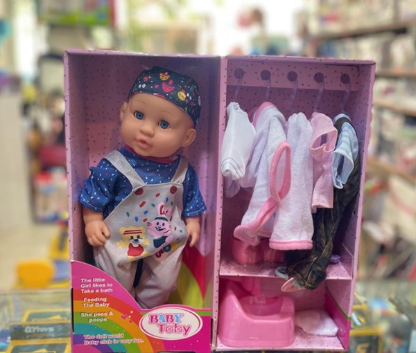 عروسک نوزاد بیبی توبی موزیکال 6 کاره مدل baby toby baby 6 fumctions_اسباب بازی