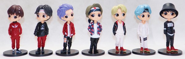 اکشن فیگور گروه بی‌ تی‌ اس BTS مجموعه 7 تایی_اسباب بازی