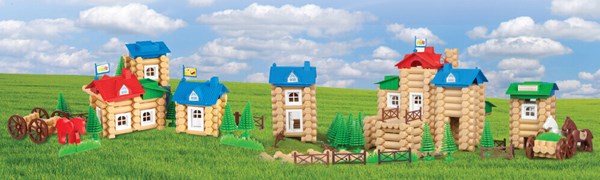 اسباب بازی ساختنی کلبه جنگلی 252 تکه تک توی TAKTOY_اسباب بازی