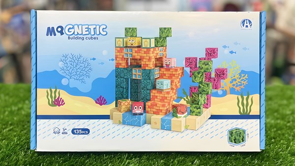 تایل مگنت مغناطیسی ماینکرافت 135 قطعه مدل 1406