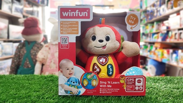 عروسک پولیشی میمون وین فان Winfun مدل 000275