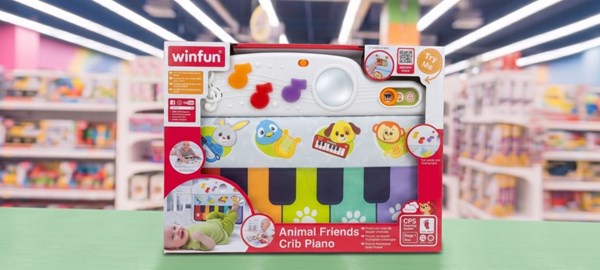 پیانو و آویز تخت نوزاد وین فان Winfun مدل 000781