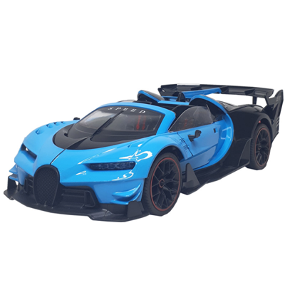 blue rc car