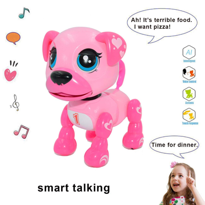 pink dog robot