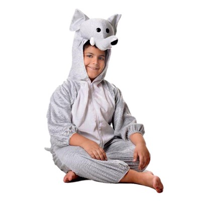 عروسک تن پوش حیوانات شادی رویان مدل فیل (سایز 1)