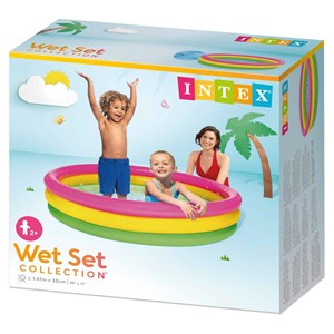 استخر بادی قطر 147 سانتیمتری کف بادی اینتکس-اسباب بازی