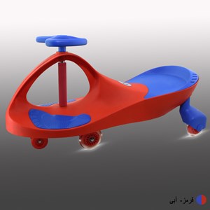سه چرخه لوپ کار چرخ ژله ای چراغدار قرمز آبی LOOPCAR-اسباب بازی