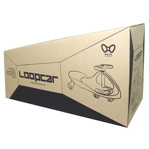 سه چرخه لوپ کار چرخ ژله ای چراغدار مشکی زرد LOOPCAR-اسباب بازی