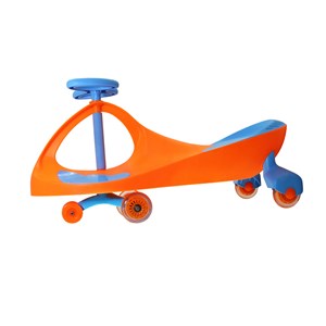 سه چرخه لوپ کار چرخ ژله ای چراغدار نارنجی آبی LOOPCAR-اسباب بازی