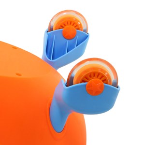 سه چرخه لوپ کار چرخ ژله ای چراغدار نارنجی آبی LOOPCAR-اسباب بازی