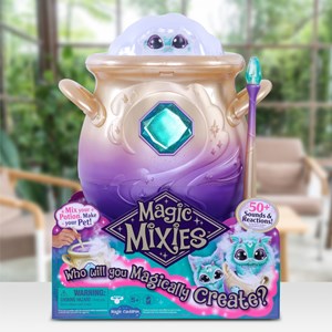 مجیک میکسیز دیگ جادویی با عروسک رباتیک سورپرایزی آبی Magic Mixies_اسباب بازی