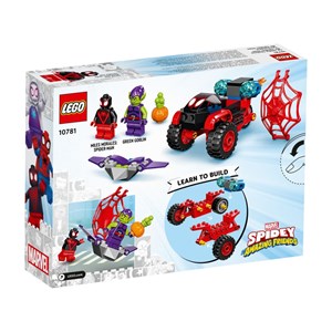 لگو مارول موتور پیشرفته اسپایدرمن 59 قطعه مدل Miles Morales: Spider-Man’s Techno Trike - 10781 Building Kit_اسباب بازی