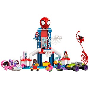 لگو مارول محله اسپایدرمن 155 قطعه مدل Spider-Man Webquarters Hangout - 10784 Building Kit_اسباب بازی