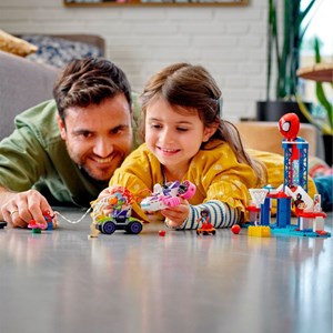 لگو مارول محله اسپایدرمن 155 قطعه مدل Spider-Man Webquarters Hangout - 10784 Building Kit_اسباب بازی