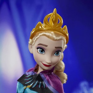 عروسک دیزنی السا نمایش لباس سحرآمیز مدل Hasbro - Disney - Frozen Elsa’s Royal Reveal_اسباب بازی