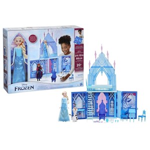 قصر یخی دیزنی تاشو فروزن 2 به همراه پرنسس السا مدل Hasbro - Disney Princess Frozen - Elsa's Fold and Go Ice Palace with Princess Elsa and Olaf_اسباب بازی