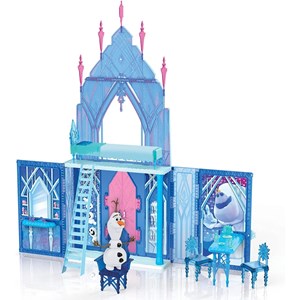 قصر یخی دیزنی تاشو فروزن 2 به همراه پرنسس السا مدل Hasbro - Disney Princess Frozen - Elsa's Fold and Go Ice Palace with Princess Elsa and Olaf_اسباب بازی