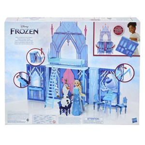 قصر یخی دیزنی تاشو فروزن 2 به همراه پرنسس السا مدل Hasbro - Disney Princess Frozen - Elsa's Fold and Go Ice Palace with Princess Elsa and Olaf_اسباب بازی