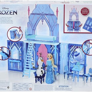 قصر یخی دیزنی تاشو فروزن 2 به همراه پرنسس السا مدل Hasbro - Disney Princess Frozen - Elsa's Fold and Go Ice Palace with Princess Elsa and Olaf_اسباب بازی